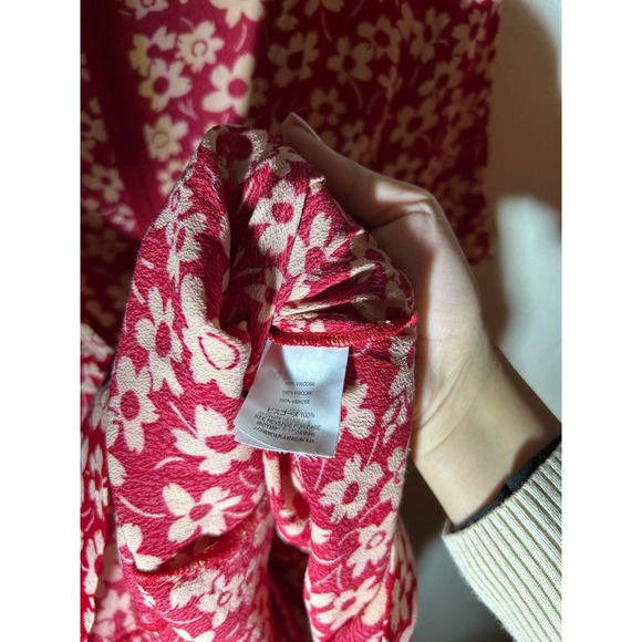 $160 NWOT Madewell Wrap-Front Romper In Mini Daisy Size 0 - Picture 6 of 7